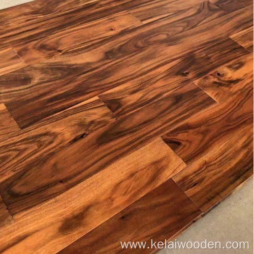 Solid Small leaf Acacia wooden Flooring